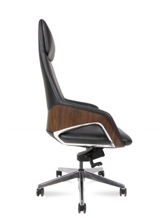 Кресло Norden Шопен FK 0005-A black leather Кресло Norden Шопен FK 0005-A black leather