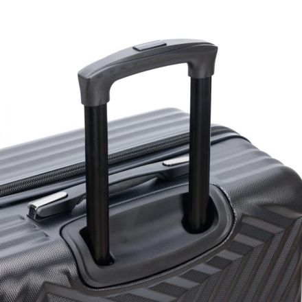 Чемодан TORBER Lama, черный, ABS-пластик, 43х25,5х67см, 62 л, T1919M-Black Чемодан TORBER Lama, черный, ABS-пластик, 43х25,5х67см, 62 л, T1919M-Black