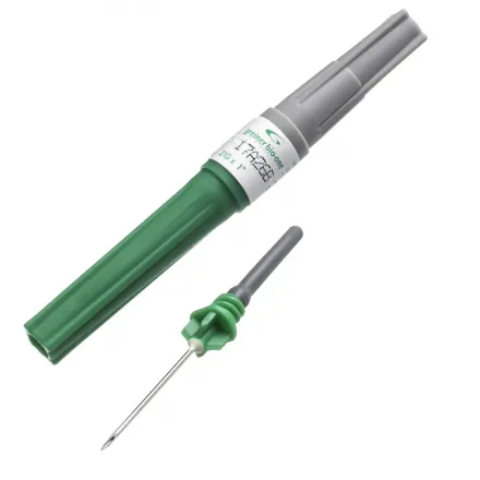 Игла двусторонняя 21G (0,8×25 мм) зеленая 450072 Vacuette 100 шт. в упаковке