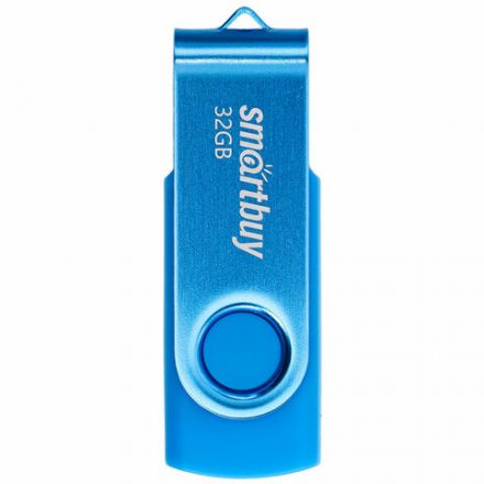 Флеш-диск 32 GB SMARTBUY Twist USB 2.0, синий, SB032GB2TWB Флеш-диск 32 GB SMARTBUY Twist USB 2.0, синий, SB032GB2TWB