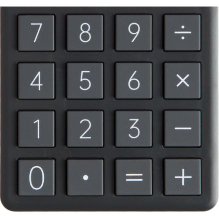 Калькулятор карманный Deli EM130, 12-р,дв.пит.,70.2x8.5x112.2 мм,темн-сер