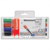 Набор маркеров для белых досок Luxor "750" 04цв., пулевидный, 1-3мм, чехол с европодвесом Набор маркеров для белых досок Luxor "750" 04цв., пулевидный, 1-3мм, чехол с европодвесом