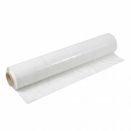 Стрейч-пленка для ручной упаковки, вторичное сырье, БЕЛАЯ 50 см х 217 м, 20 мкм, 2 кг – нетто