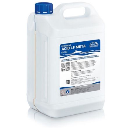 Средство для удаления накипи на пищевых производствах Dolphin Promnova Acid LF Meta 5 л, D043-5 Средство для удаления накипи на пищевых производствах Dolphin Promnova Acid LF Meta 5 л, D043-5