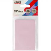 Бумага для заметок с клеевым краем Economy 76x51 мм, 100 л, пастел розовый