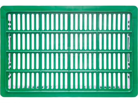 Ящик 600х400х250 с перфорацией  зелёный