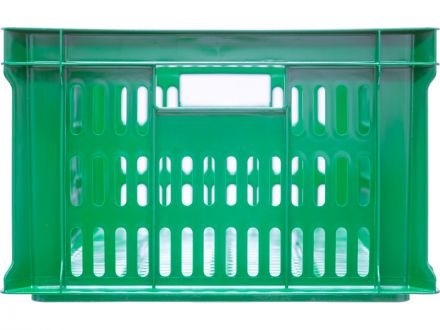 Ящик 600х400х250 с перфорацией  зелёный