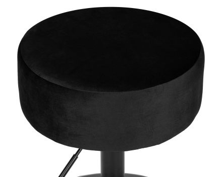 Пуф DOBRIN DANNY BLACK, черный велюр (MJ9-101) Пуф DOBRIN DANNY BLACK, черный велюр (MJ9-101)