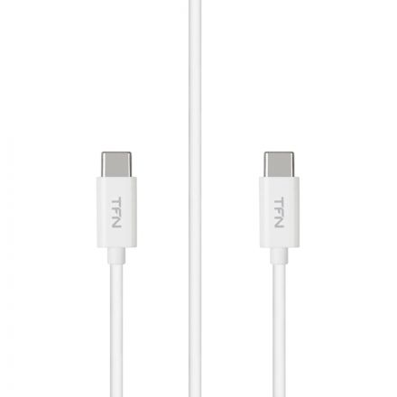 Кабель TFN TYPE-C TYPE-C, 1.0м. Цвет:белый (TFN,TFN-CUSBCC1MTPWH)