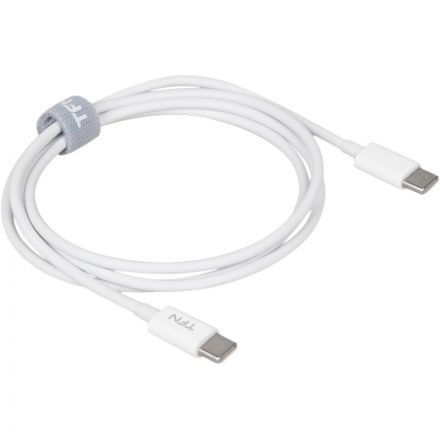 Кабель TFN TYPE-C TYPE-C, 1.0м. Цвет:белый (TFN,TFN-CUSBCC1MTPWH)
