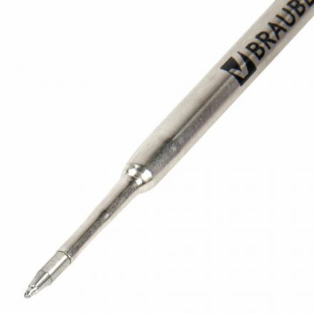 Стержень шариковый масляный BRAUBERG, СИНИЙ, тип PARKER, 98 мм, металлический корпус, линия письма 0,5 мм, 170346 Стержень шариковый масляный BRAUBERG, СИНИЙ, тип PARKER, 98 мм, металлический корпус, линия письма 0,5 мм, 170346