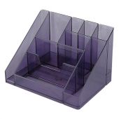 Подставка-органайзер BRAUBERG GRAND OFFICE, 9 отделений, 115х160х105 мм, черная, 238098, ОР14
