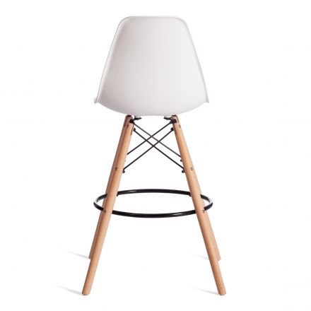 Стул барный Cindy Bar Chair (mod. 80) / 1 шт. в упаковке дерево бук/металл/пластик, 46х55х106 см, белый Стул барный Cindy Bar Chair (mod. 80) / 1 шт. в упаковке дерево бук/металл/пластик, 46х55х106 см, белый