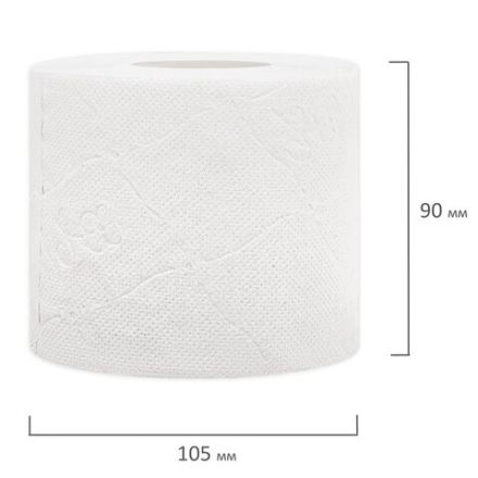 Бумага туалетная бытовая, спайка 4 шт., 2-х слойная (4х17,5 м), VEIRO Classic (Вейро), белая, 5с24 Бумага туалетная бытовая, спайка 4 шт., 2-х слойная (4х17,5 м), VEIRO Classic (Вейро), белая, 5с24