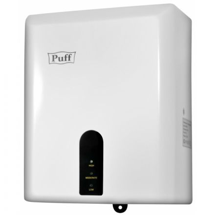 Сушилка для рук электрическая 1,2 кВт белая Puff-8810 Сушилка для рук электрическая 1,2 кВт белая Puff-8810