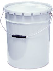 Ведро металл 20л. с крышкой, корона белый Ведро металл 20л. с крышкой, корона белый