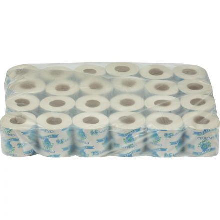 Бумага туалетная 1-сл.ОСТРОВСКАЯ сер 38м,24рул./уп.