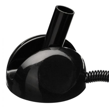 Ручка шариковая на черной подставке Beifa синяя на липучке с пружиной (толщина линии 0.5 мм)