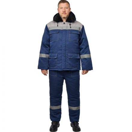 Костюм рабочий зимний муж з35-КБР синий/сер ( 56-58) 194-200 (Арсенал-СП) Костюм рабочий зимний муж з35-КБР синий/сер ( 56-58) 194-200 (Арсенал-СП)