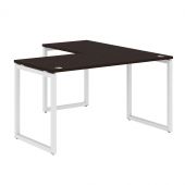 Стол угловой XQCT 1415 Легно темный/Белый 1400х1500х750