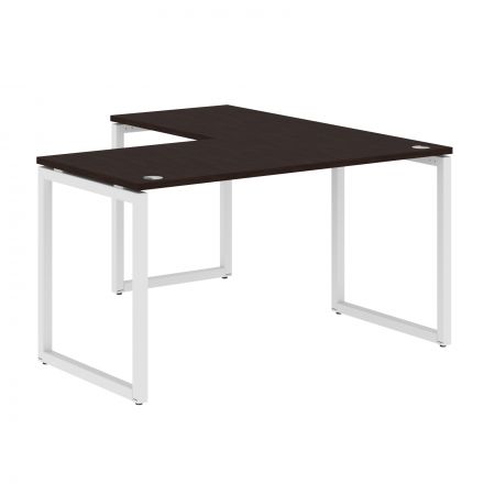 Стол угловой XQCT 1415 Легно темный/Белый 1400х1500х750 Стол угловой XQCT 1415 Легно темный/Белый 1400х1500х750