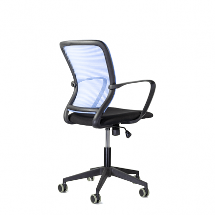 Кресло М-806 Хэнди/Handy blackPL Ср JD-10/D26-28 (голубой/черный) Кресло М-806 Хэнди/Handy blackPL Ср JD-10/D26-28 (голубой/черный)