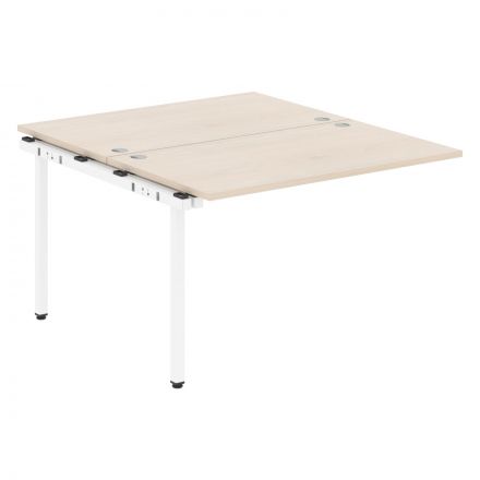 Стол промежуточный для Бенч системы XIWST 1214 Бук Тиара/Белый 1200х1406х750 XTEN-S Стол промежуточный для Бенч системы XIWST 1214 Бук Тиара/Белый 1200х1406х750 XTEN-S