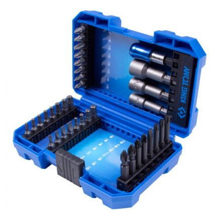 Набор бит 1/4, PH, PZ, Hex, Torx, Slotted,36 предметов KING TONY 1036MR Набор бит 1/4, PH, PZ, Hex, Torx, Slotted,36 предметов KING TONY 1036MR