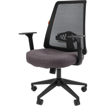 Кресло VT_Chairman 535 Россия LT ткань черный/серый Кресло VT_Chairman 535 Россия LT ткань черный/серый