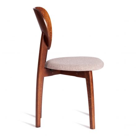 Стул Tetchair DIAMANTE мягкое сидение бук, 42x42x85см, коричневый, ткань wool caramel, бежевый Стул Tetchair DIAMANTE мягкое сидение бук, 42x42x85см, коричневый, ткань wool caramel, бежевый