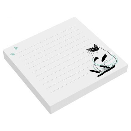 Блок для записей MESHU "Freak cats" 8,5*8,5см, 100л., на склейке