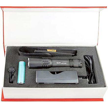 Фонарь ручной ЯРКИЙ ЛУЧ G20 ver.2 Gryphon CREE XM-L T6 4реж акк