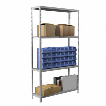 Стеллаж металлический BRABIX "MS Plus-185/30-4", 1850х1000х300 мм, 4 полки, регулируемые опоры, 291104, S241BR153402 Стеллаж металлический BRABIX "MS Plus-185/30-4", 1850х1000х300 мм, 4 полки, регулируемые опоры, 291104, S241BR153402