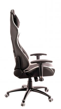Кресло Everprof Lotus S6 Экокожа Черный/Белый