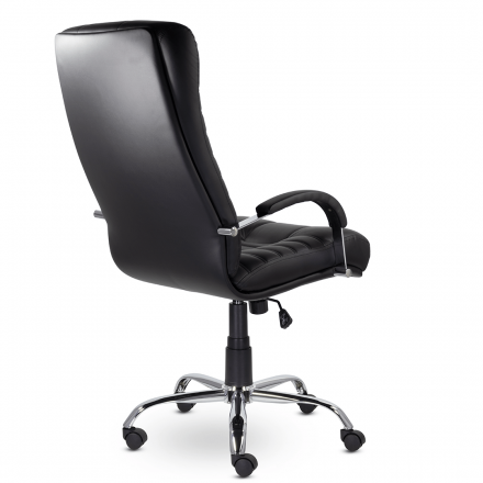 Кресло Атлант В хром К01 (черный) Кресло Атлант В хром К01 (черный)