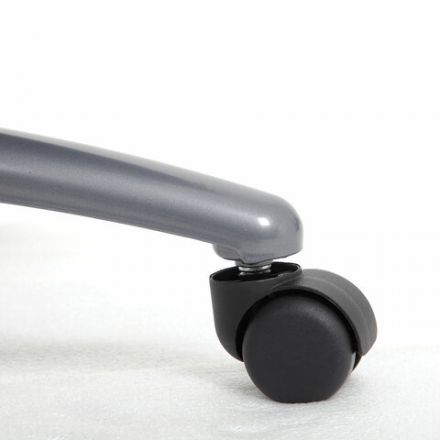 Кресло офисное BRABIX PREMIUM "Strong HD-009", НАГРУЗКА до 200 кг, экокожа черная, ткань серая, 531945