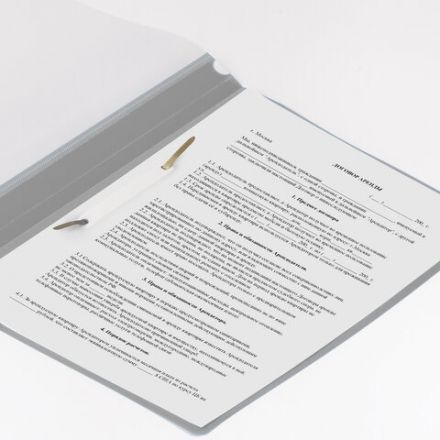 Скоросшиватель пластиковый STAFF, А4, 100/120 мкм, серый, 229238 Скоросшиватель пластиковый STAFF, А4, 100/120 мкм, серый, 229238
