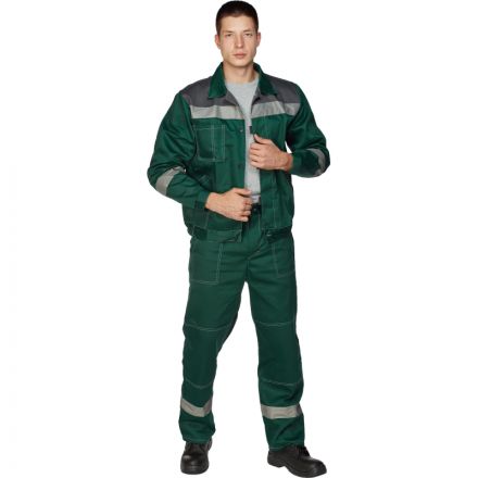 Костюм рабочий летний муж. л20-КБР зелен/сер (р.56-58) 158-164 Костюм рабочий летний муж. л20-КБР зелен/сер (р.56-58) 158-164