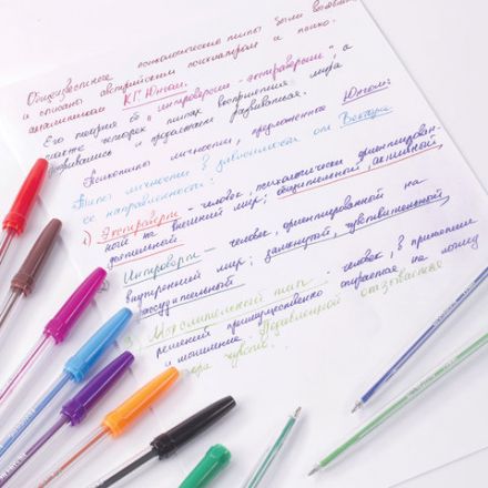 Ручки шариковые BRAUBERG, НАБОР 10 шт., АССОРТИ, "Line", корпус прозрачный, узел 1 мм, линия письма 0,5 мм, 141874 Ручки шариковые BRAUBERG, НАБОР 10 шт., АССОРТИ, "Line", корпус прозрачный, узел 1 мм, линия письма 0,5 мм, 141874