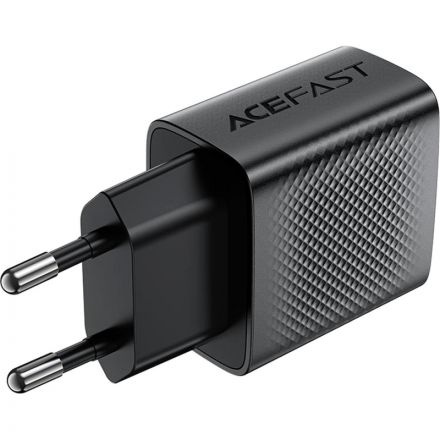 Зарядное устройство сетевое ACEFAST (AF-A90P3-BK)QC18W GaN USB-A с каб