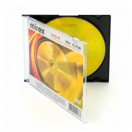 Диск DVD-R MIREX, 4,7 ГБ, 16x, Slim Case, КОМПЛЕКТ 5 шт., UL130003A1F Диск DVD-R MIREX, 4,7 ГБ, 16x, Slim Case, КОМПЛЕКТ 5 шт., UL130003A1F