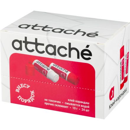 Клей-карандаш 10г ATTACHE power glue Клей-карандаш 10г ATTACHE power glue