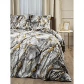 Постельное белье 2сп микрофибра Stone (нав. 70х70 2 шт), серый