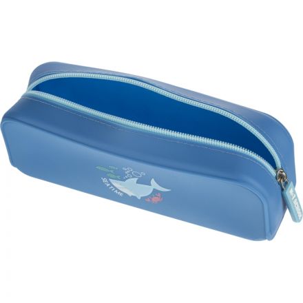 Пенал №1School Акула 1 отд., силикон, 210х50х65мм Пенал №1School Акула 1 отд., силикон, 210х50х65мм