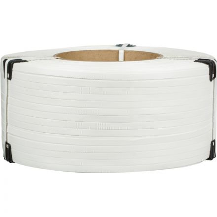 Стреппинг-лента полипропиленовая белая 12x0.6 мм длина 3000 м