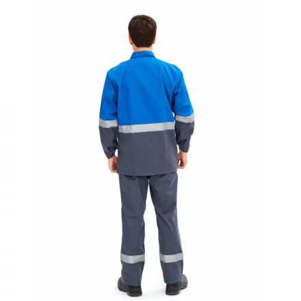 Костюм рабочий летний л09-КПК с СОП антистат сер/син (р.44-46) 182-188