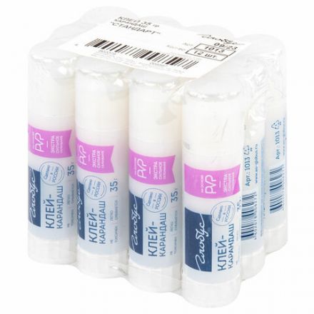 Клей-карандаш "Стандарт", 35 г, PVP-основа, РОССИЯ, GLOBUS, 1013 Клей-карандаш "Стандарт", 35 г, PVP-основа, РОССИЯ, GLOBUS, 1013