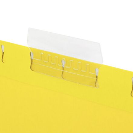Подвесные папки A4/Foolscap (404х240 мм) до 80 л., КОМПЛЕКТ 10 шт., желтые, картон, STAFF, 270935