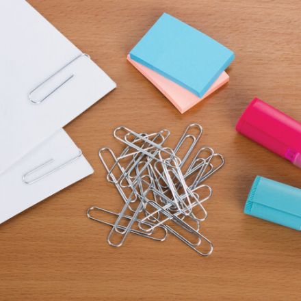 Скрепки большие 50 мм, BRAUBERG, никелированные, 50 шт., в картонной коробке, РОССИЯ, 221525 Скрепки большие 50 мм, BRAUBERG, никелированные, 50 шт., в картонной коробке, РОССИЯ, 221525