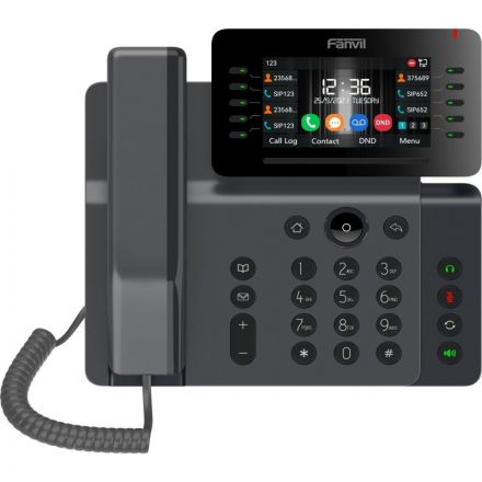 IP-телефон Fanvil V65 Prime Business, 12 SIP, 3.5 LCD, Opus+IPV6